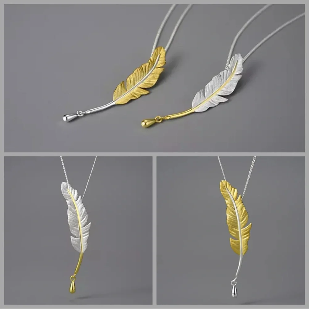 Artisan Handmade 925 Silver The Zorkah Leaf Necklace